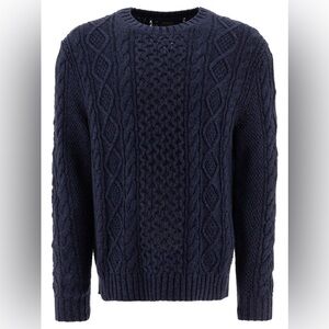 Polo Ralph Lauren Navy Cable Knit Sweater